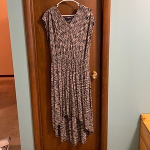 Short sleeve asymmetrical dress